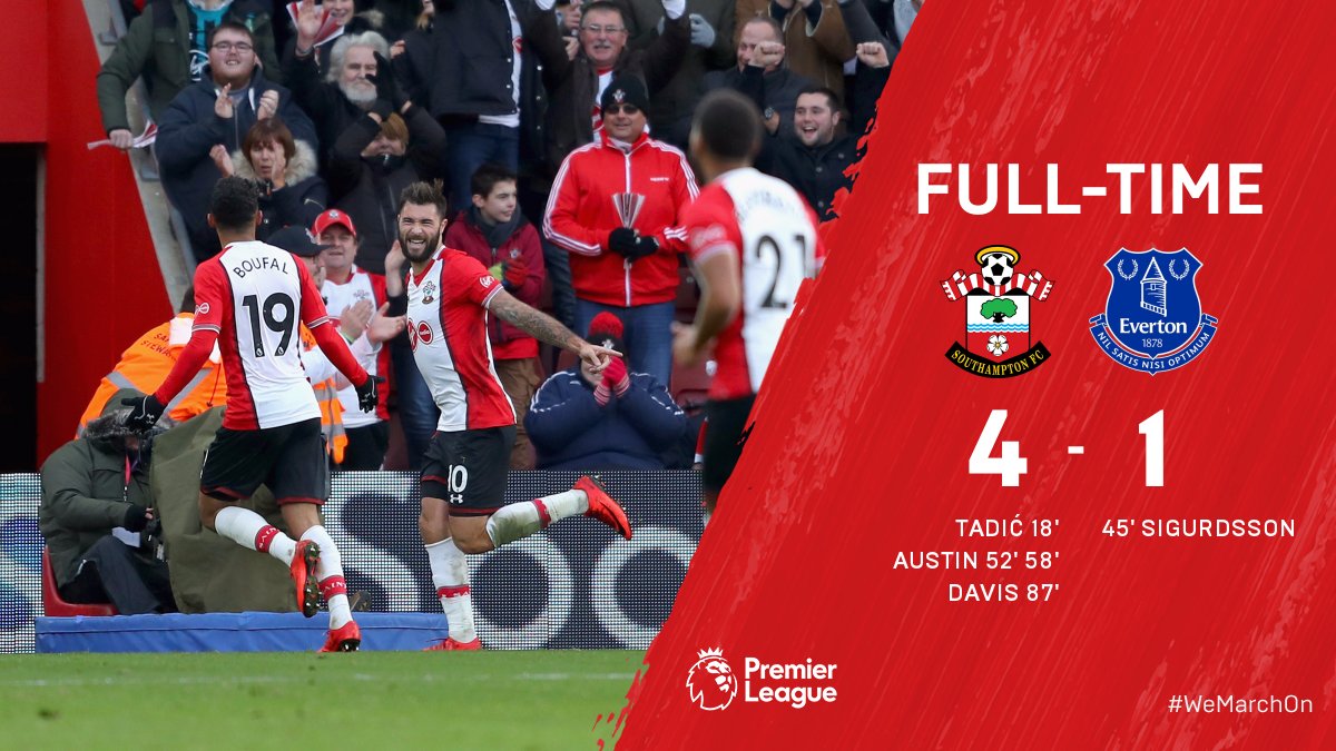 \"Саутгемптон\" разгромил \"Эвертон\"