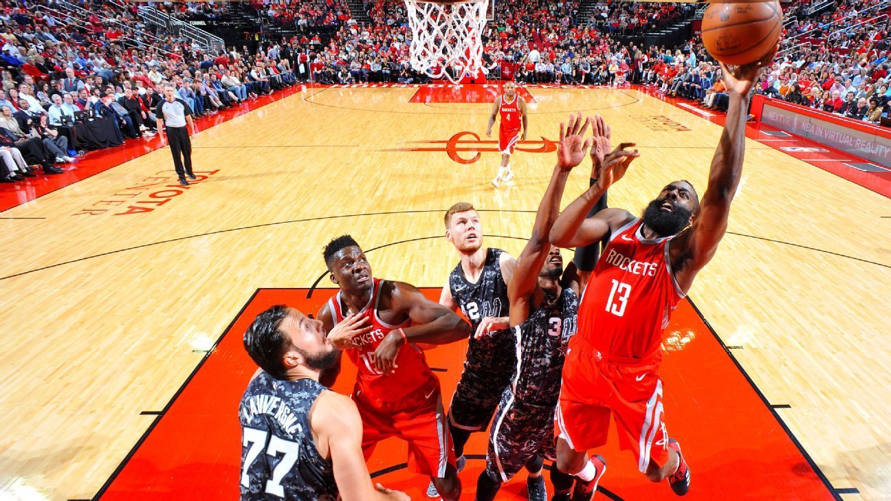 \"Хьюстон Рокетс\" разобрался с \"Сан-Антонио Спёрс\"