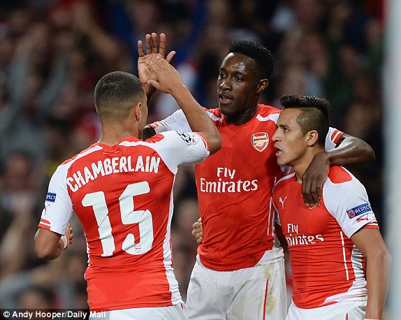 Уэлбек стал третьим \"канониром\", оформившим хет-трик в матче Лиги чемпионов