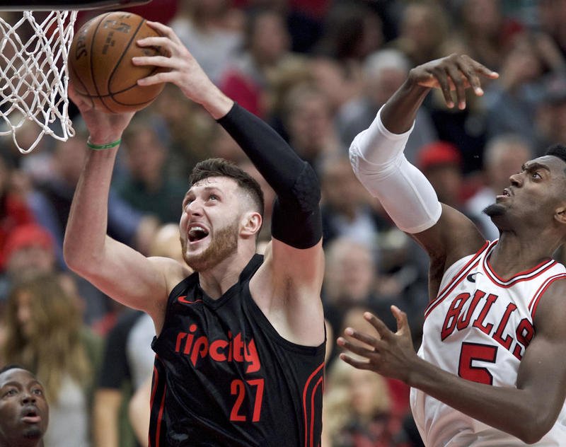 \"Портленд Трэйл Блэйзерс\" не испытали проблем с \"Чикаго Буллз\"