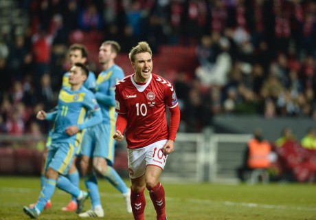 Казахстан уступил Дании