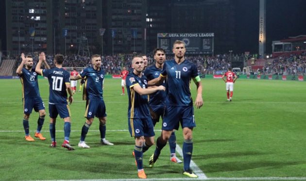 Джеко обеспечил победу Боснии и Герцоговины над Австрией