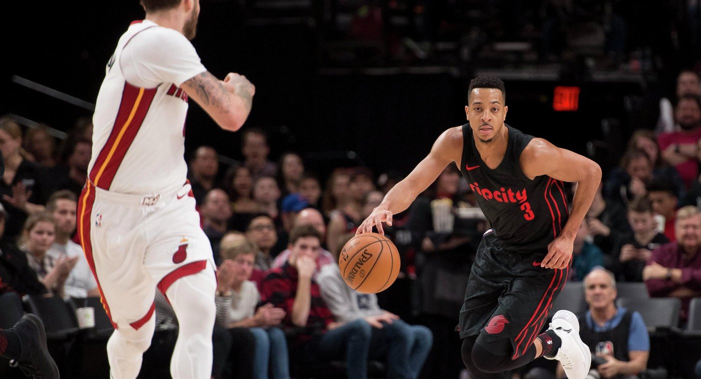 \"Портленд Трэйл Блэйзерс\" справились с \"Майами Хит\"