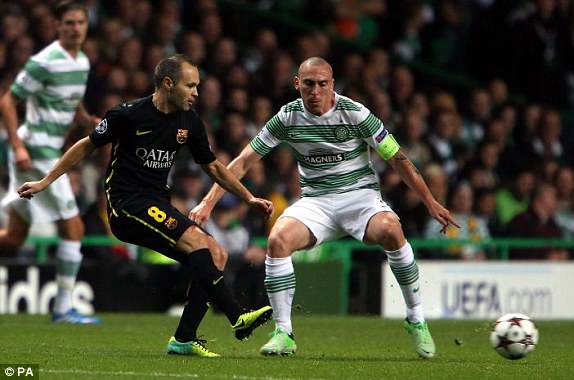 \"Барса\" одержала непростую победу над \"Селтиком\"