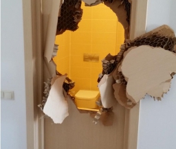 Американский бобслеист выломал дверь в своем номере в Сочи