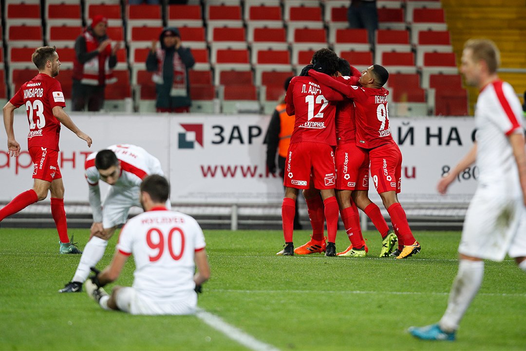 \"Спартак\" пробился в 1/4 финала Кубка России