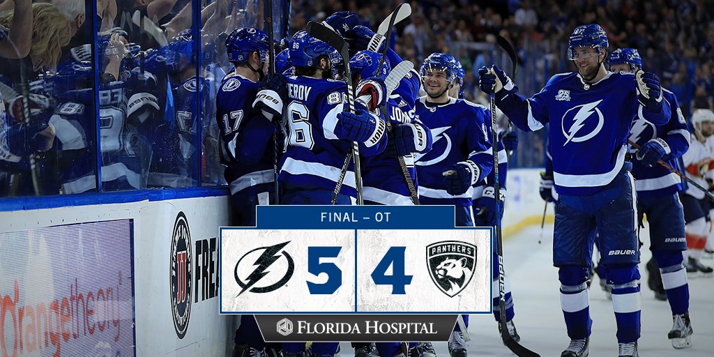 \"Тампа-Бэй\" дожала \"Флориду\" в овертайме