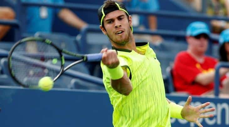 Хачанов одолел Нисикори в 1/4 финала турнира в Галле