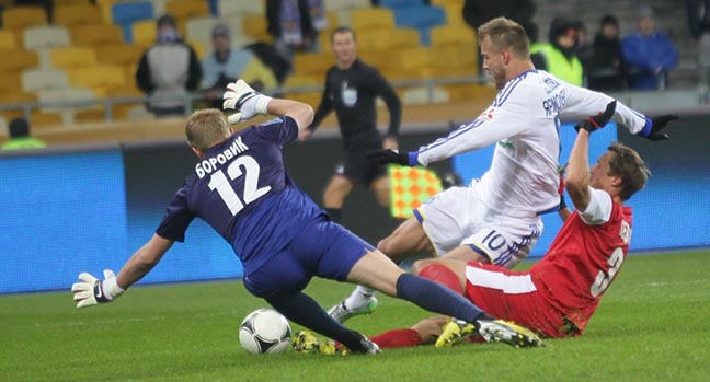 \"Динамо\" Киев не смогло одолеть \"Кривбасс\"