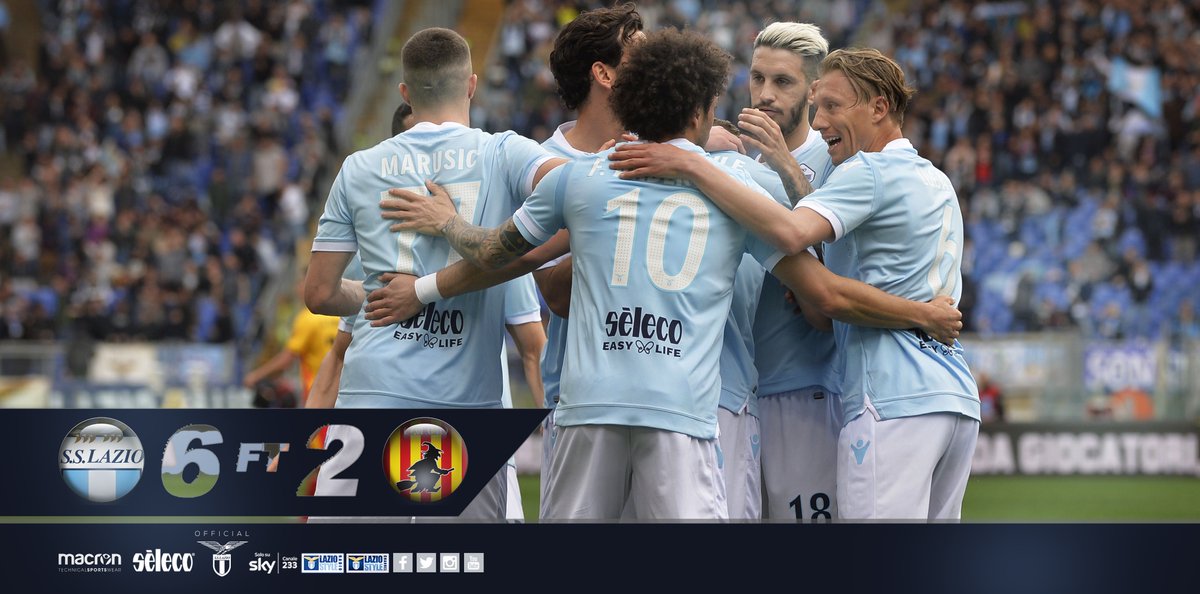 \"Лацио\" забил 6 голов в ворота \"Беневенто\"