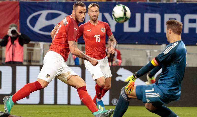 Германия потерпела поражение от Австрии