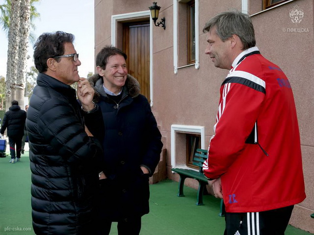 Капелло побывал на тренировке ЦСКА