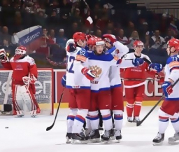 Сборная России взяла верх над Данией на чемпионате мира по хоккею 2015