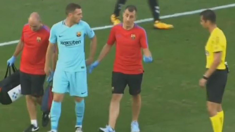 Вермален снова отправлен в лазарет, Андре Гомеш вместе с ним