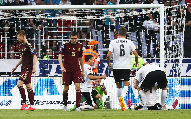 Россия минимально уступает Австрии