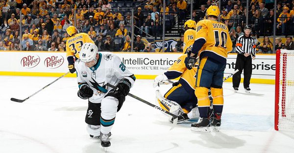 \"Сан-Хосе\" добыл волевую победу над \"Нэшвиллом\"