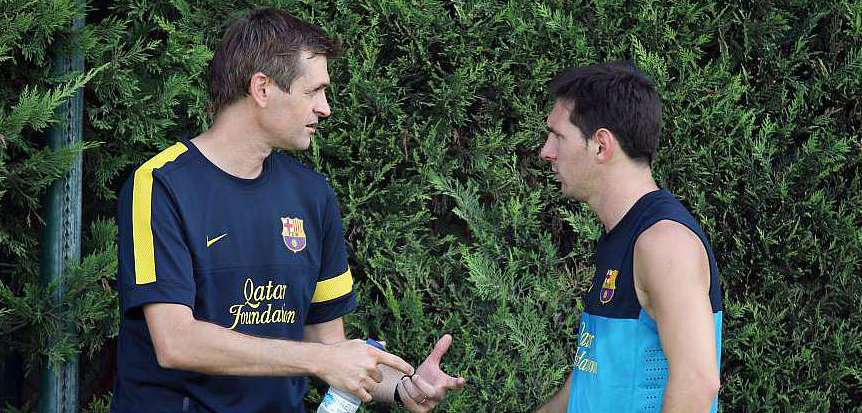 Месси остался в \"Барсе\" благодаря Виланове