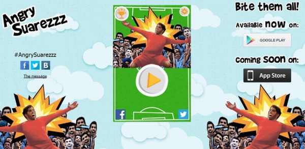 Суарес и Кьеллини стали героями флеш-игры