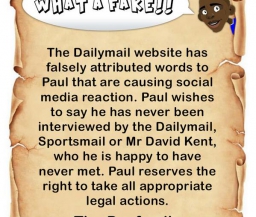 Погба намерен судиться с Daily Mail