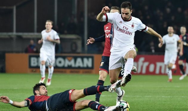 \"Милан\" с трудом вырвал победу у \"Дженоа\"