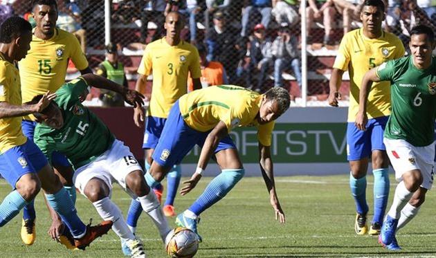 Боливия устояла в матче с Бразилией