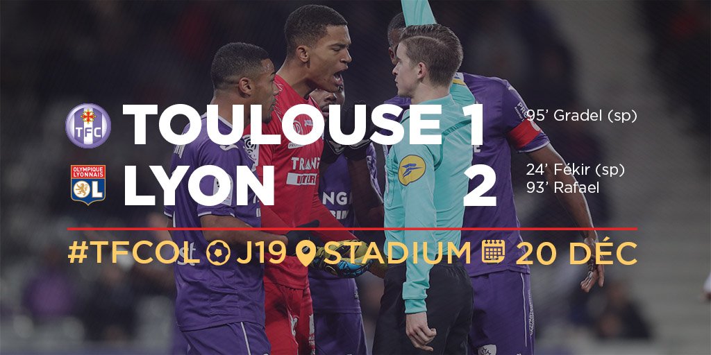 \"Лион\" набрал три очка в \"Тулузе\"