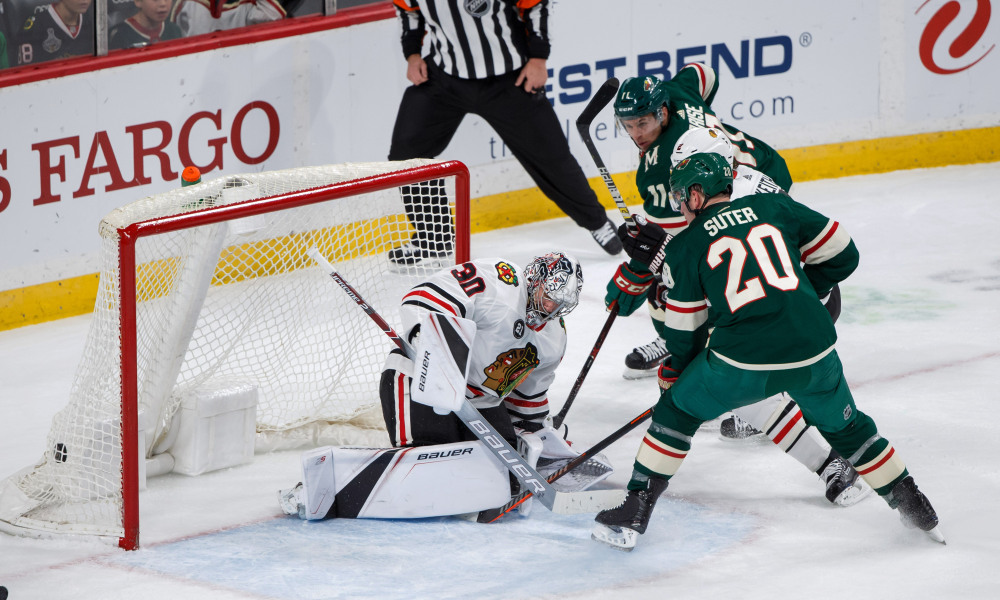 \"Чикаго Блэкхоукс\" не испытали проблем с \"Миннесотой Уайлд\"