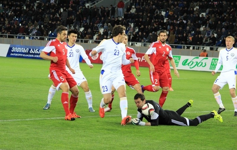 Грузия на выезде обыграла Казахстан