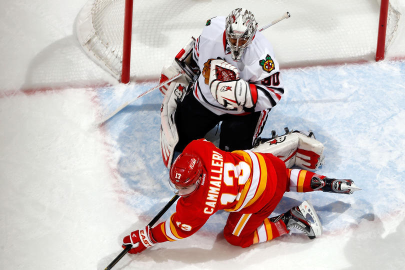 Вратарь \"Чикаго\" Эмери - лучший игрок дня в НХЛ