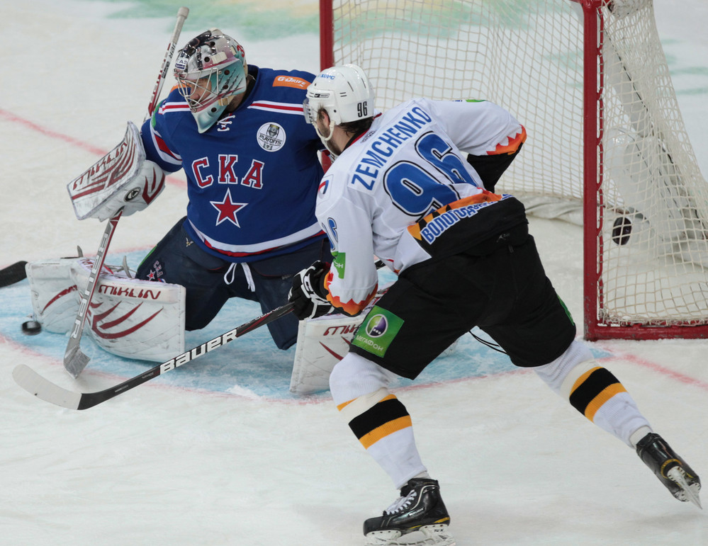 СКА вышел вперед в серии плей-офф Кубка Гагарина с \"Северсталью\"