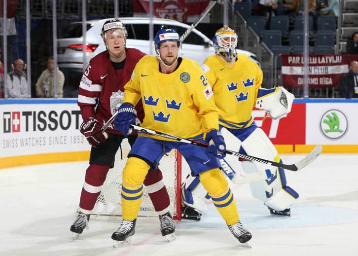 Швеция взяла верх над Латвией