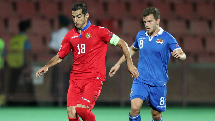 Армения одолела Лихтенштейн