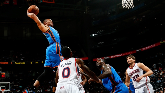 \"Оклахома\" одержала 12-ю победу подряд