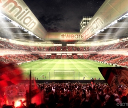 Новая клубная арена "Милана" будет сдана в эксплуатацию в 2018-м году