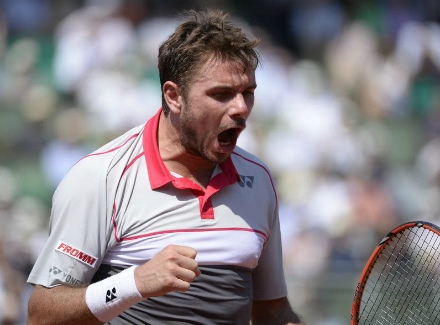 Вавринка бьет Джоковича в финале \"Ролан Гаррос\"