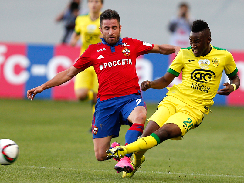 ЦСКА минимально обыграл \"Анжи\"