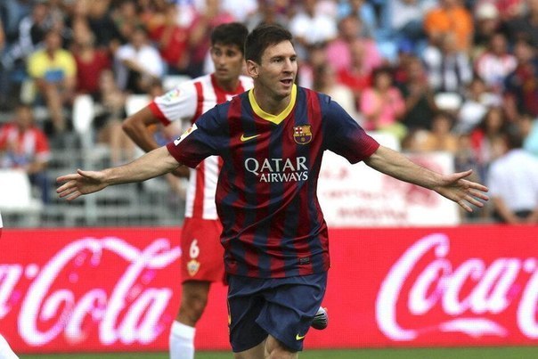 \"Барса\" на классе побеждает в Альмерии