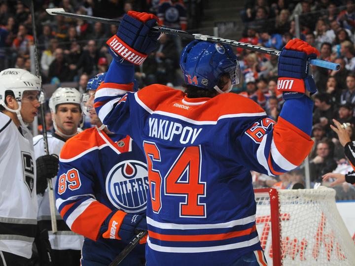 Шайба Якупова помогла \"Эдмонтону\" победить \"Лос-Анджелес\"