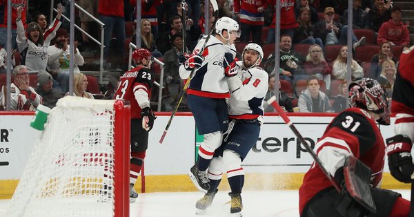 Овечкин помог \"Вашингтону\" обыграть \"Аризону\"