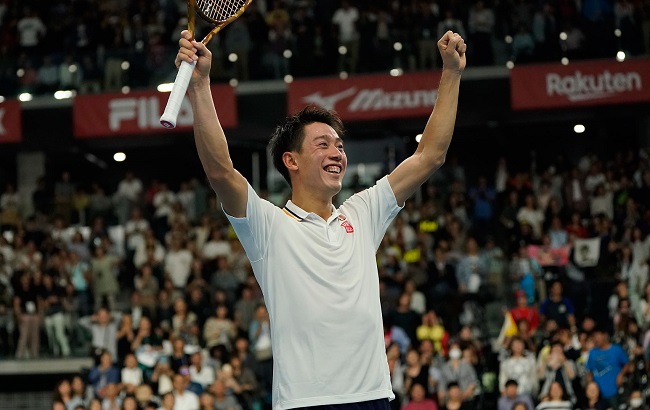 Нисикори вышел в финал домашнего турнира