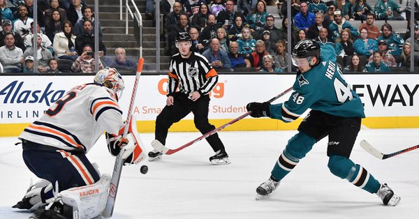 \"Сан-Хосе\" потерпел домашнее поражение от \"Эдмонтона\"