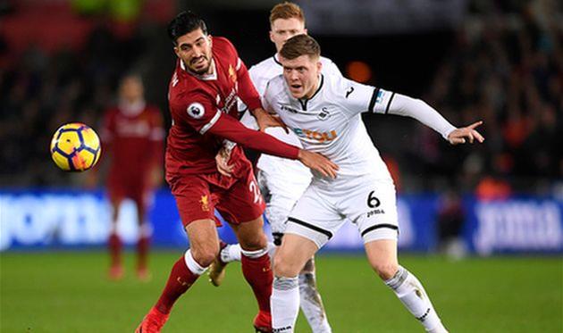 \"Ливерпуль\" минимально уступил \"Суонси\"