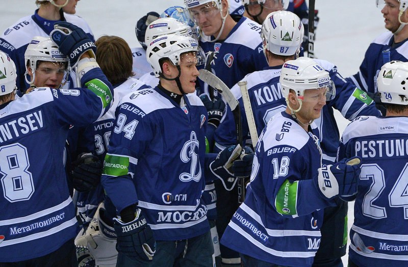 Московское \"Динамо\" досрочно стало победителем регулярного чемпионата КХЛ