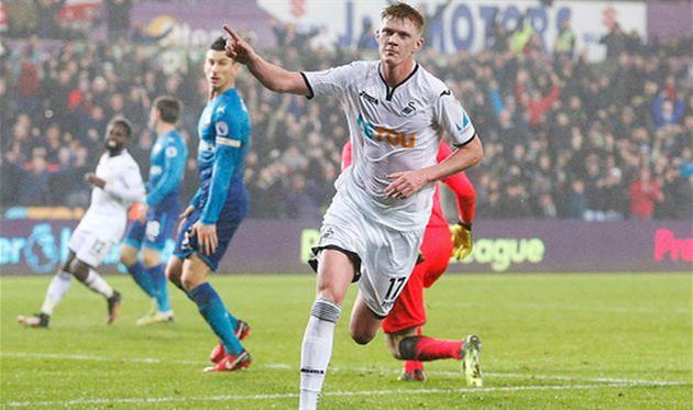 \"Суонси\" сенсационно переиграл \"Арсенал\"