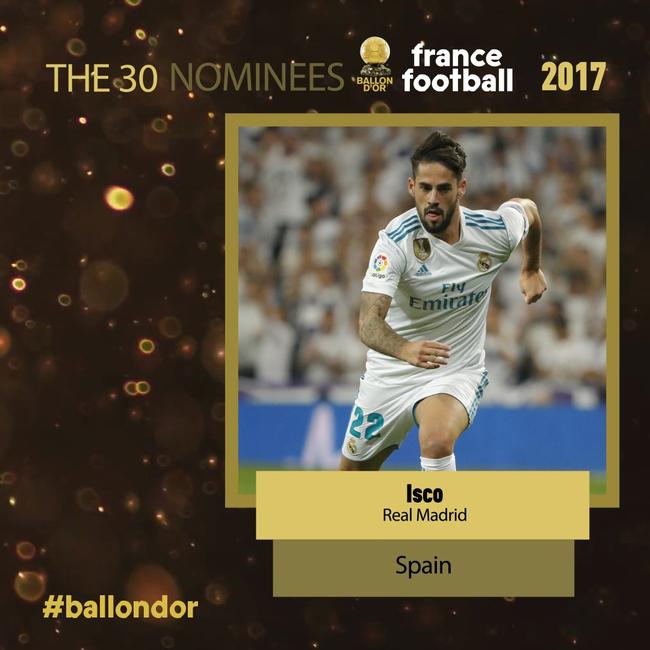 Иско не думает о Золотом Мяче