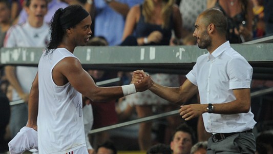 Роналдиньо похвалил работу Гвардиолы