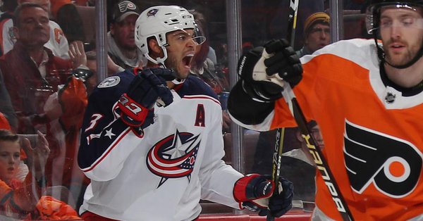 \"Коламбус\" в овертайме дожал \"Филадельфию\"