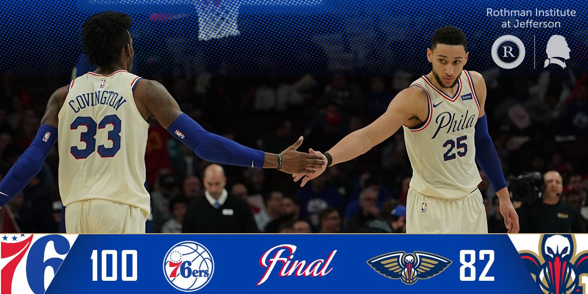 \"Филадельфия\" разобралась с \"Нью-Орлеаном\"