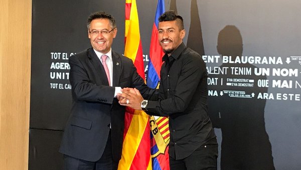 Бартомеу рад переходу Паулиньо