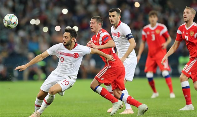 Россия комфортно переиграла Турцию